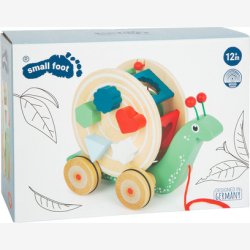 Small Foot - Pull-along snegl m. puttekasse