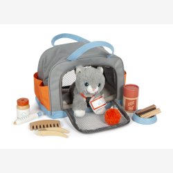 Small Foot - Taske m. kat og tilbeh�r 