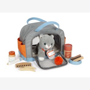 Small Foot - Taske m. kat og tilbeh�r 