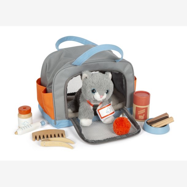 Small Foot - Taske m. kat og tilbeh�r 