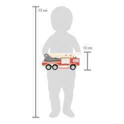 Small Foot - Brandbil m. roterende stige 