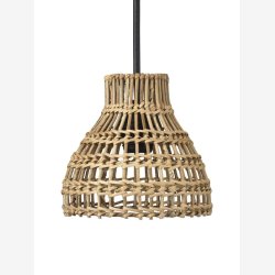 Loftlampe Sarah Natur Flet �: 18 cm.