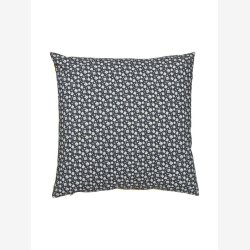 Svanefors - Pudebetrk 45x45cm. Honning/blomstret Velour/bomuld