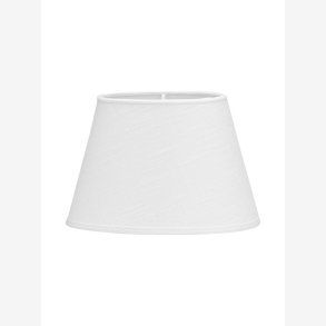 PR Home - Oval lampeskrm, Classico Hvid, 25 cm