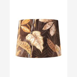 PR HOME - Sofia rund lampeskrm velour 30cm. Blomstret