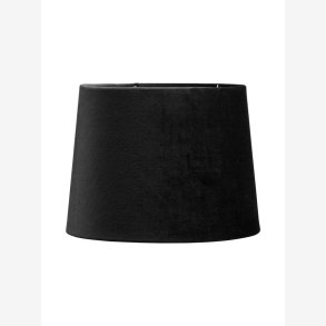 PR HOME - Sofia rund lampeskrm velour 35cm. Sort