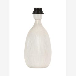 PR HOME - Baylee bordlampe fod Hvid keramik H: 28cm. 