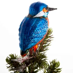 Brink Nordic - Juletrs Dekoration Isfugl m/clips 6 cm. Glas