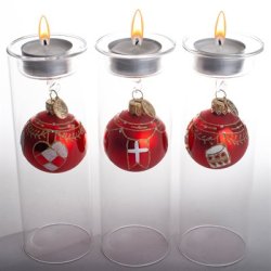 Brink Nordic 3 x kugler "Peters jul" 5 cm.