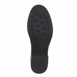 OLGA - Ankelst�vle m/guld detaljer Sort