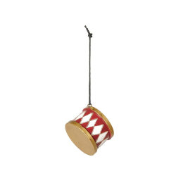 Speedtsberg - Tr tromme m. mnster 4x5cm, Rd, Hvid, Guld - Flere varianter 