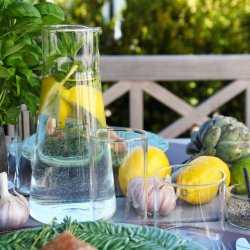 RSKOV - glaskaraffel 1,1L. H:24 cm. 