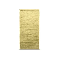 RUG SOLID - Kludetppe Lysegult 65x135 cm. 