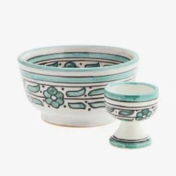 Madam Stoltz - ggebger Marokkansk Hndmalet 5 x 5,5 cm.