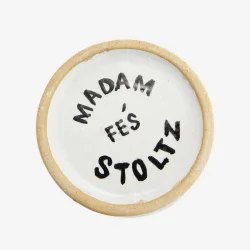 Madam Stoltz - ggebger Marokkansk Hndmalet 5 x 5,5 cm.