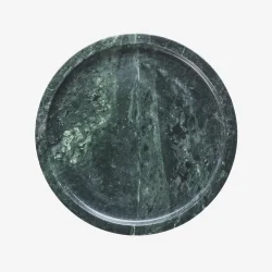 Madam Stoltz - Fad Rundt Marmor Grn D: 20 cm. 