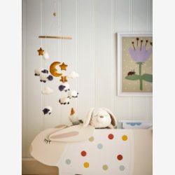 BLOOMINGVILLE MINI - Dolly Uro - Hvid m. Sm� f�r &amp; Stjerne &amp; Skyer