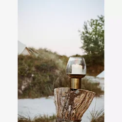 Madam Stoltz Messing Hurricane stage H 34cm. 