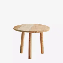 Madam Stoltz UNIKA sofabord af genbrugstr  D:45x35 cm