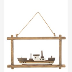 J-Line - V�goph�ng m/b�de/huse Tr� 22x3,5x37cm.