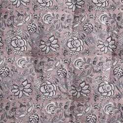 Madam Stoltz - Madras/hynde Lilla/hvid/violet 60x100 cm.