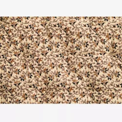 Madam Stoltz - Pallehynde 80x120 Beige, Gr, Sennepsgul, Sort &amp; Paprika