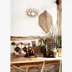 Madam Stoltz - Bambusspejl  51 x 33 cm