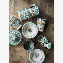 Madam Stoltz - ggebger Marokkansk Hndmalet 5 x 5,5 cm.