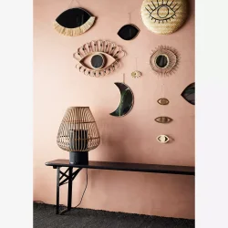 Madam Stoltz - Bambusspejl  51 x 33 cm