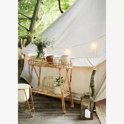 Madam Stoltz - Hndlavet glas vase H 27 D 18 cm