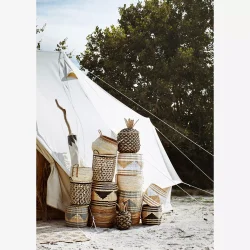 Madam Stoltz - Ananas kurvest D:20x30/H:35x50 cm