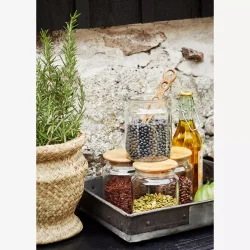 Madam Stoltz UNIKA metal bakke ca. 35x25cm