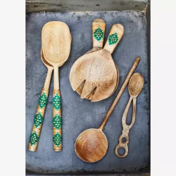 Madam Stoltz UNIKA metal bakke ca. 35x25cm