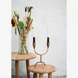 Madam Stoltz UNIKA skammel af genbrugstr D:30x25 cm