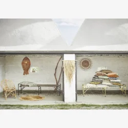 Madam Stoltz - Foldbar Dagsseng, Hvid