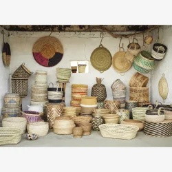 Madam Stoltz - Grs Kurv, m. hndtag