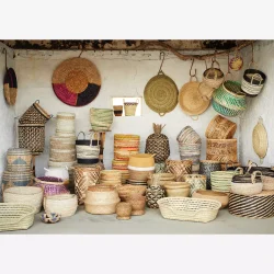 Madam Stoltz - Ananas kurvest D:20x30/H:35x50 cm