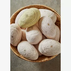 Madam Stoltz - rund kurv p fod flere strrelser Vandhyacint.