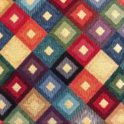 Hennebo pudebetrk Golden Squares 68x48cm