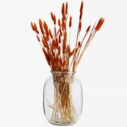 Madam Stoltz - Hndlavet glas vase H 27 D 18 cm