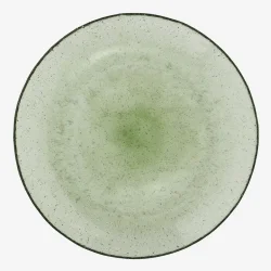 Madam Stoltz - Middagstallerken Genbrugsglas H: 2,5 �: 26 cm. Gr�n