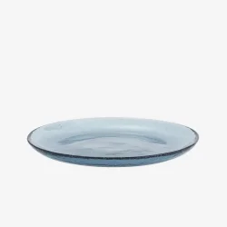 Madam Stoltz - Frokosttallerken Genbrugsglas H: 2 �: 20 cm. Bl�