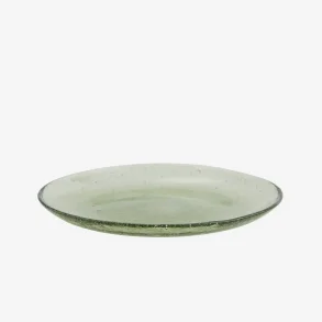 Madam Stoltz - Frokosttallerken Genbrugsglas H: 2 �: 20 cm. Gr�n