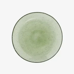 Madam Stoltz - Frokosttallerken Genbrugsglas H: 2 �: 20 cm. Gr�n