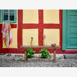 Bloomingville - Hadley Plaid - Multifarvet - Genanvendt Bomuld