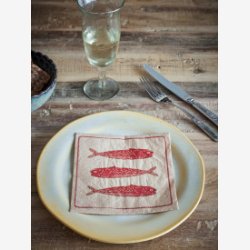 BLOOMINGVILLE - Hadden Serviet - Gr�n - S�t af 20