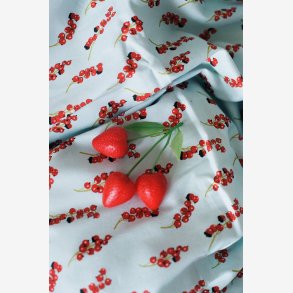 Son Rabbits - Baby sengetj bl m/ ribs 70x100 cm