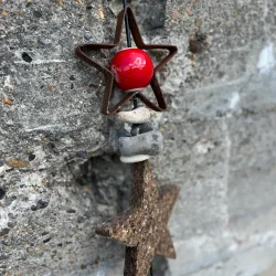 SNOREN - Blomsterspyd u/tilbehr sort L: 75cm.