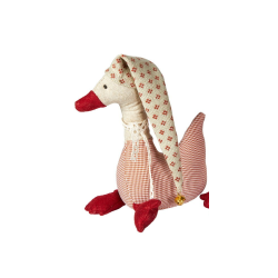 Speedtsberg - Julegs m. trklde og hue 16cm, Rd mix striber - flere varianter 