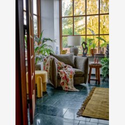 BLOOMINGVILLE - Vivielle Plaid - Natur - Genanvendt Bomuld